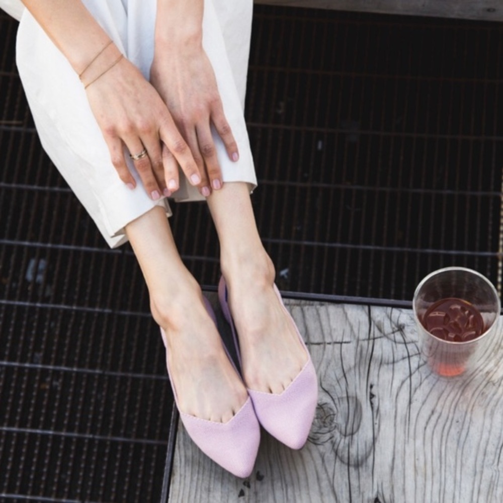 Rothys Pedal Pink Points